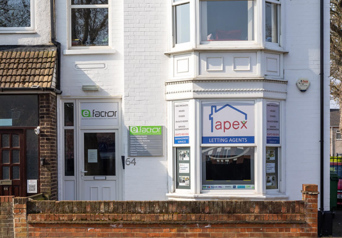 eFactor Cleethorpes - Photo of the exterior of the property including the current tenants list