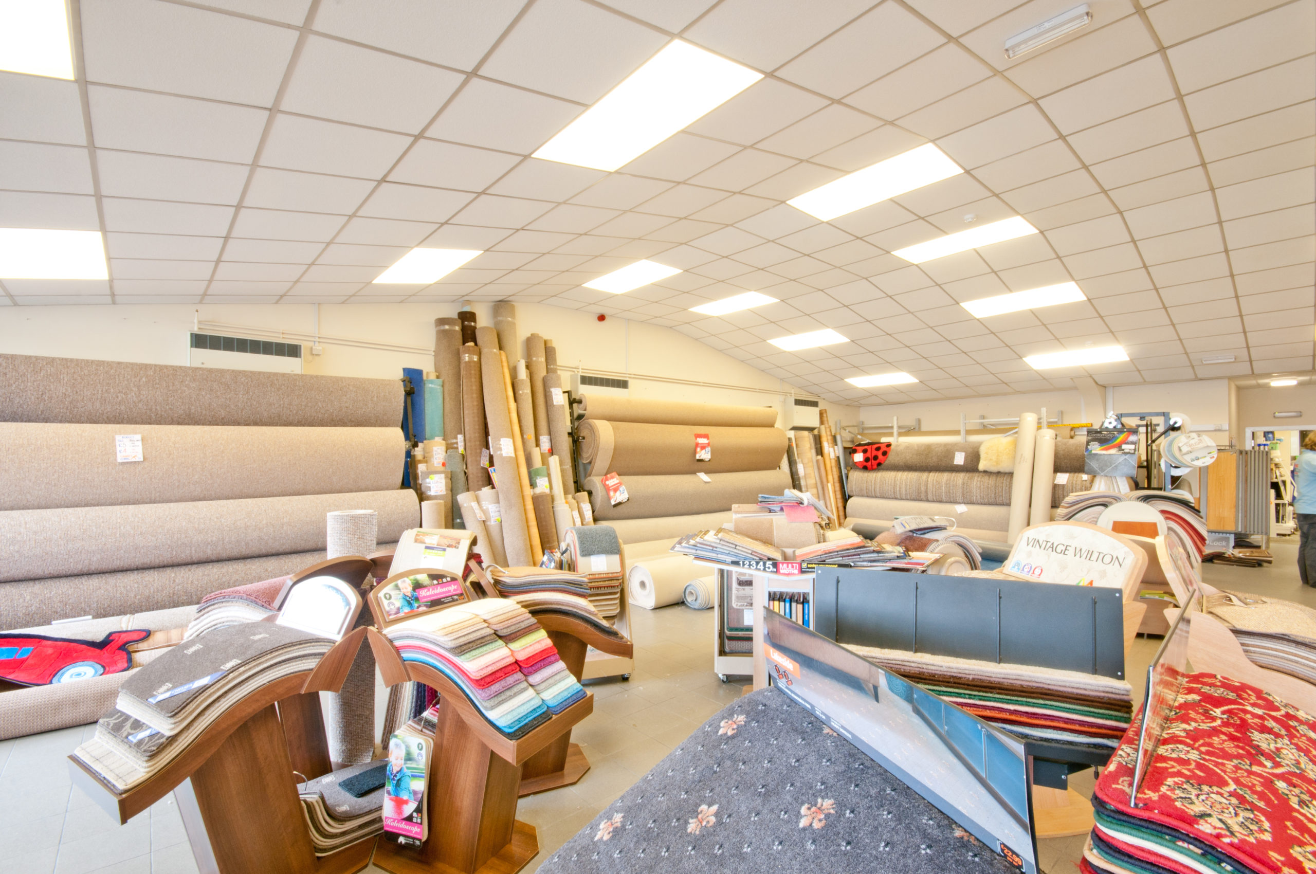 A room full of carpets located at 352 Pelham Road, Immingham.